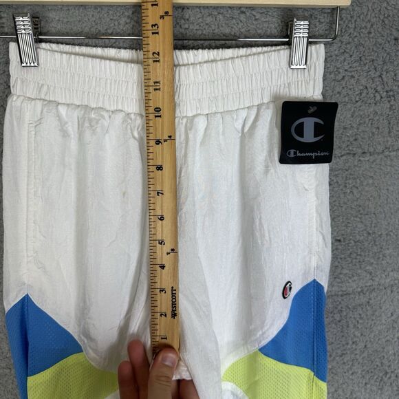 Champion Pants Women's XS White Lightweight Joggers Windbreaker Cinch Ankle NWT - Picture 6 of 11
